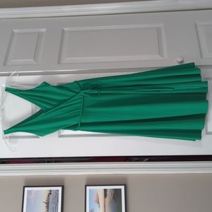 Ashley Graham Beyond Green Wrap Dress